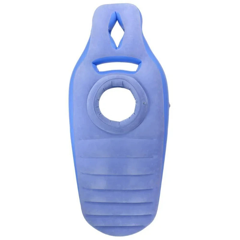 PVC Inflatable Cushion Sleeping on The Bed Concave Convex Comfortable O-shaped Sleeping Pillow Inflatable Sleeping Cushion