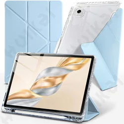 6 - in - 1 Trifold Smart Stand Case with S Pen Holder and Auto Wake/Sleep Feature for Honor Pad X9 Pro (Sky Blue)