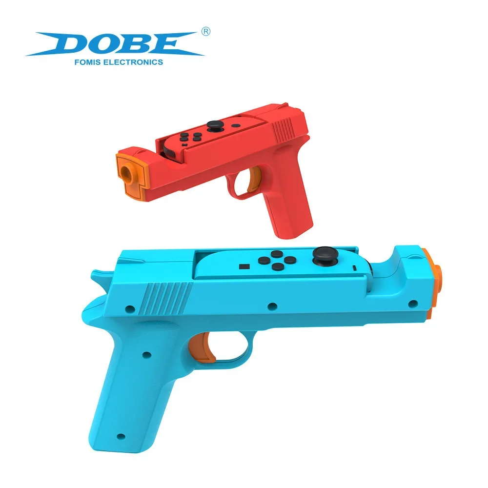 Gun Shape Handgrip Sense Joystick for Switch NS/NS OLED Game Controller Gamepad Joypad Gaming Accessories