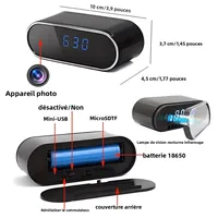 Nouvelle Mini caméra WiFi 4KHD pour une clarté améliorée, Vision nocturne infrarouge, visualisation à distance, détection de mouvement, Mini caméra sans fil 6