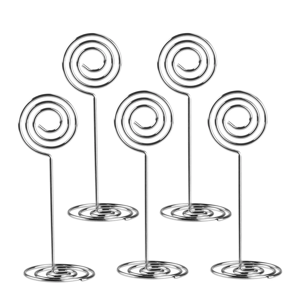 

Holder Table Numberpicture Clip Holders Stand Place Stands Memo Wedding Photo Note Wire Name Clips Tables Party Metal
