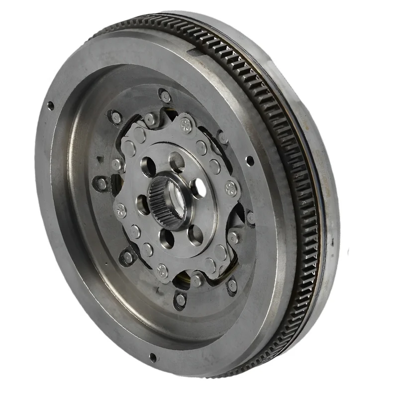 06F105266L 06F105266N Dq200 Spare Parts Flywheel Clutch Ring Gear 6 Holes129 Teeth For Audi Tt