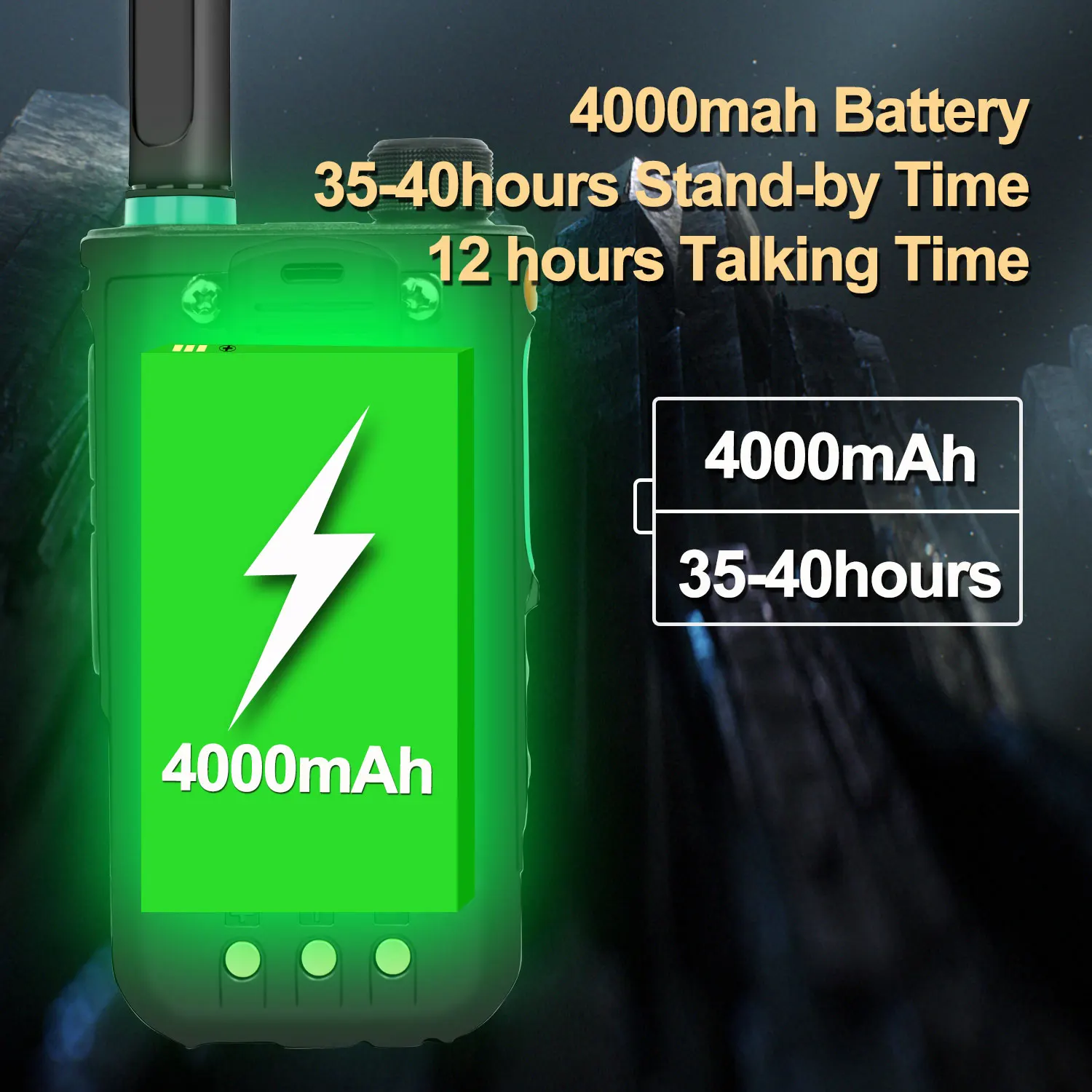 Hiroyasu HI-B5Pro 4G Lte GPS Zello Real-PTT Global-PTT Pocstars PoC Walkie Talkie Android8.1 1GB RAM 8GB ROM 2.4" Touch Screen 6