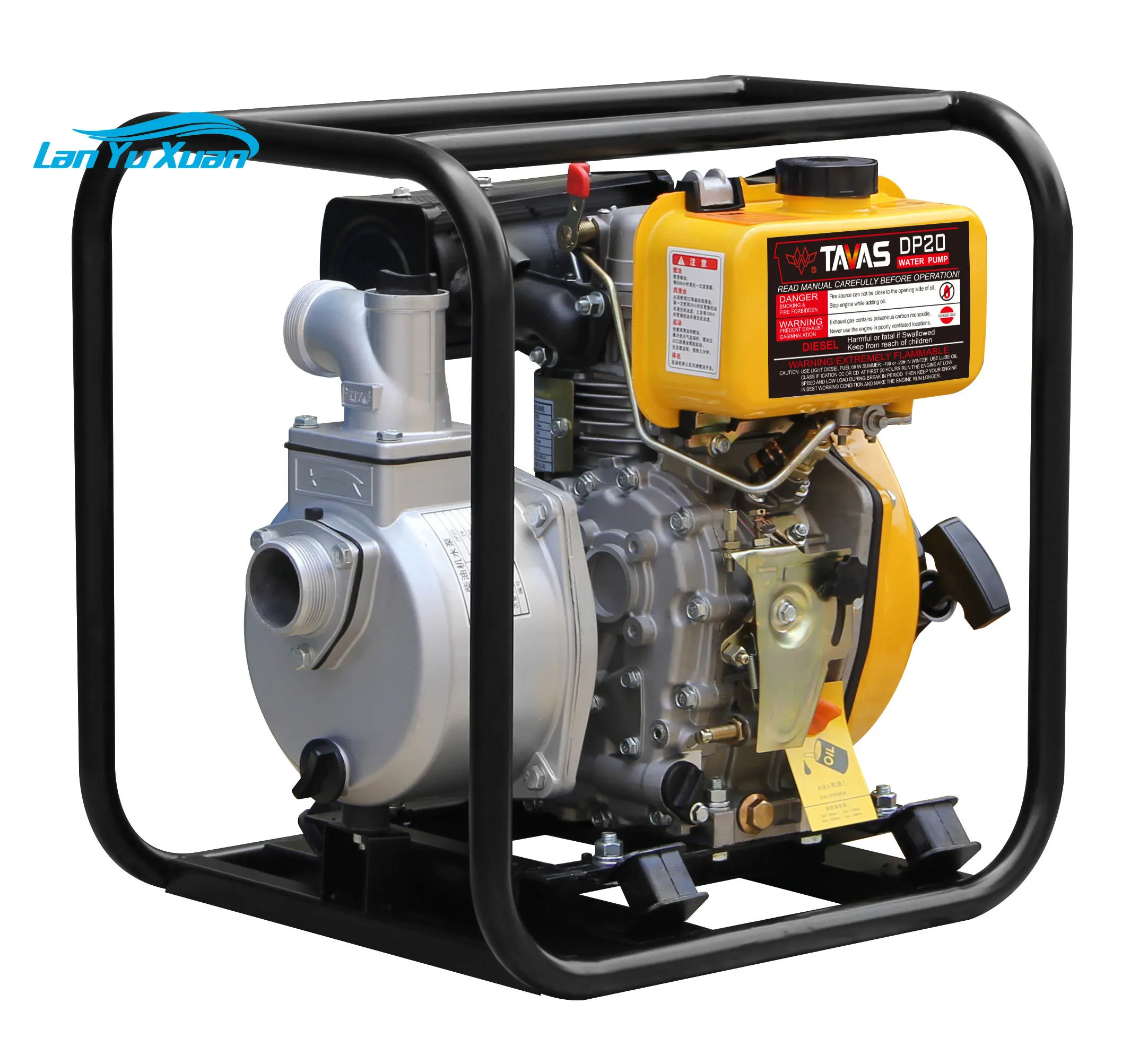 

Tbomba De Agua TAVAS DP20 Agricultural Irrigation Pump Recoil Start 2/3/4 Inch Air-Cooled High Pressurized Diesel Water Pump