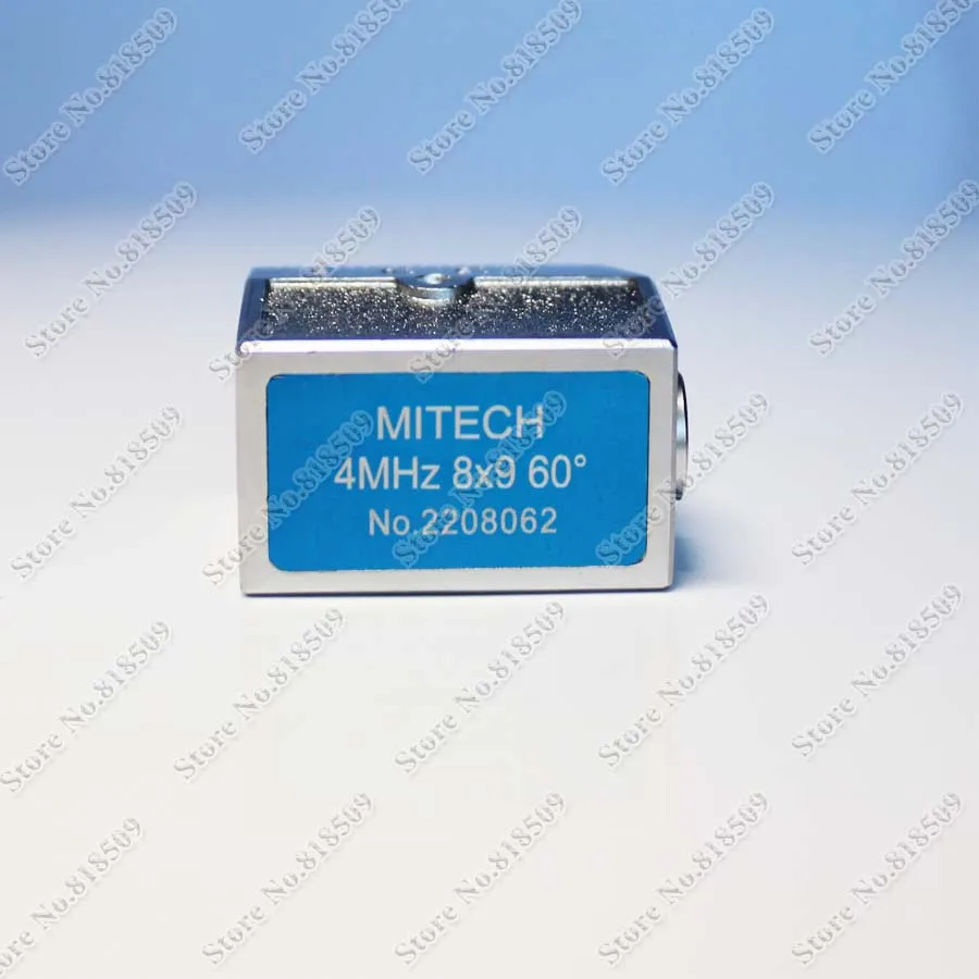 Mitech 4MHz 8x9mm 30 45 60 70 80 Degree Angle Beam Probe Transducer for Ultrasonic Flaw Detector