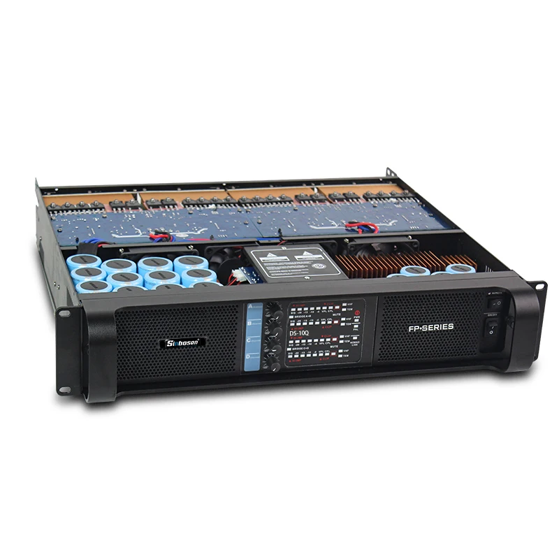 Sinbosen 1350W 4 Channel DJ Audio Stereo Professional Sound Upgraded PA Power Amplifier