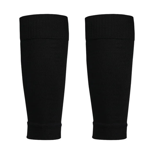 Men's Leg Warmers Basketball Football Sports Socks Adult Shin Guard Calf Socks Children's Leg Brace Socks Calcetines Hombre New black