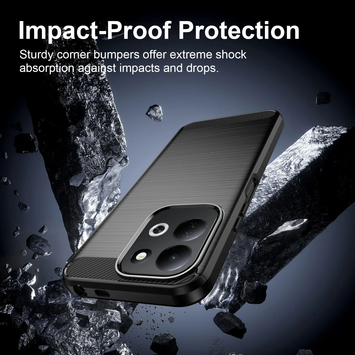 Soft Silicone Shockproof TPU Protective Phone Bumper Case Cover