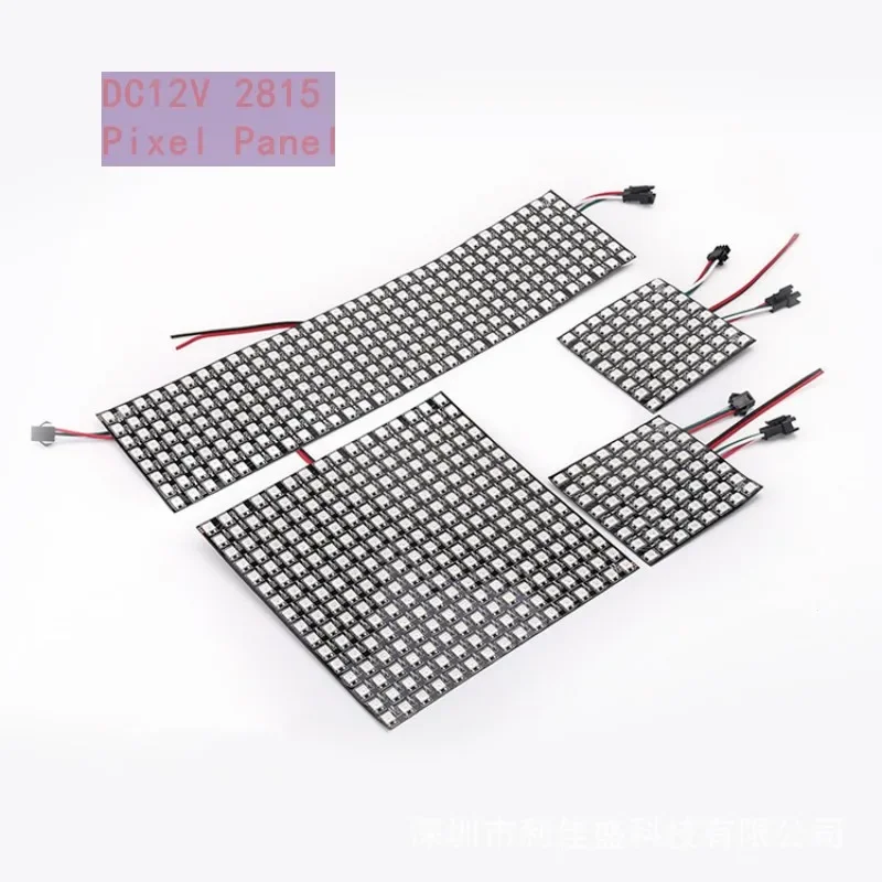 

DC12V WS2815 RGB 8x8 16x16 8x32 Pixel Panel Matrix 2815 IC Flexible Digital Module Panel Strip Light Individually Addressable