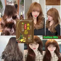Natural Herbal Plant Hair Dye Shampoo 5 Minutes Change Hair Color Non-irritating Repair Gray White Fashion Hair Care Women Men
