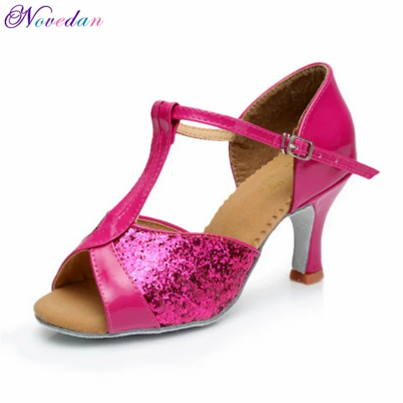 Ballroom Tango Latin Dance Shoes For Women Latin Salsa Dance Boots Paty Samba Kizomba Shoes Silver Gold Black dance shoes