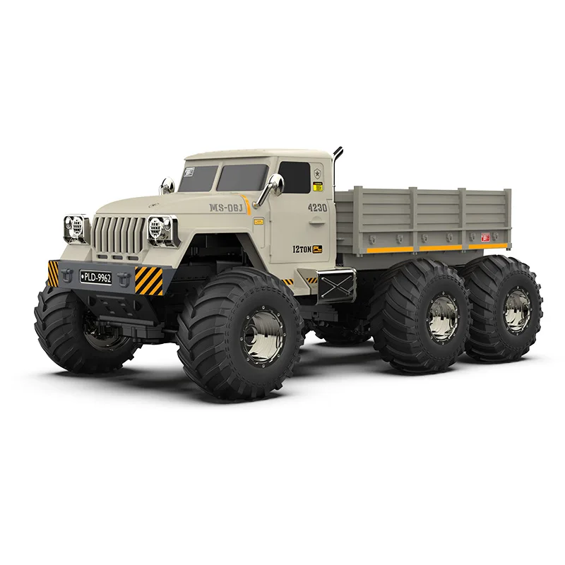 SL New RC Cars 6081 1:12 Scale Military Six-Wheel 4WD Heavy Transport Off-Road Electric Truck Model, Children's Christmas Gift 5