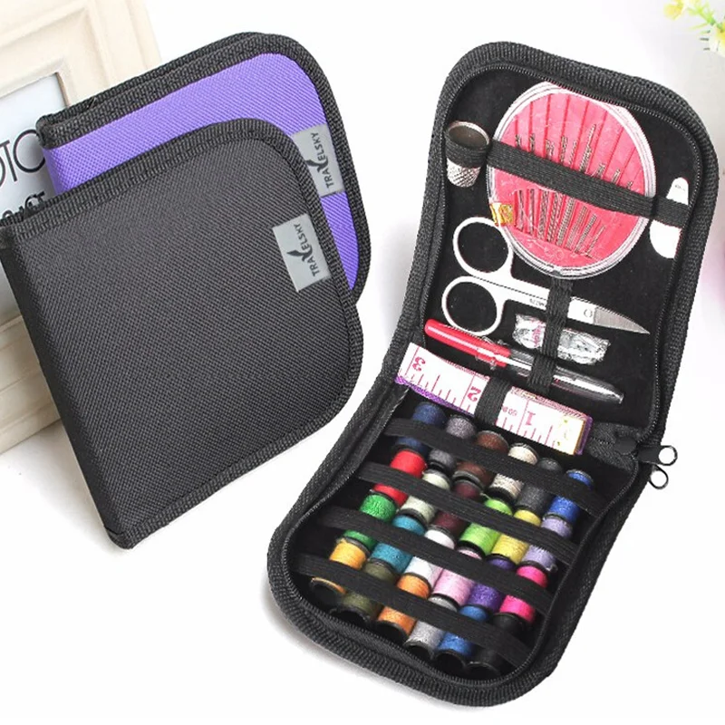 14 Needle Portable Mini Travel Household Sewing Box Set Sewing Kit Storage Bags Sundries Organizer Home Tools Accessories sewing kit sewing accessories sewing storage box