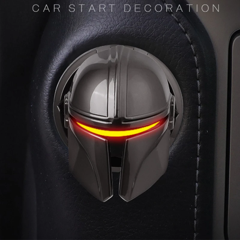 

Car Interior Engine Ignition Start Stop Push Button Switch Button Cover Trim Sticker 3D Car Interior Accessories