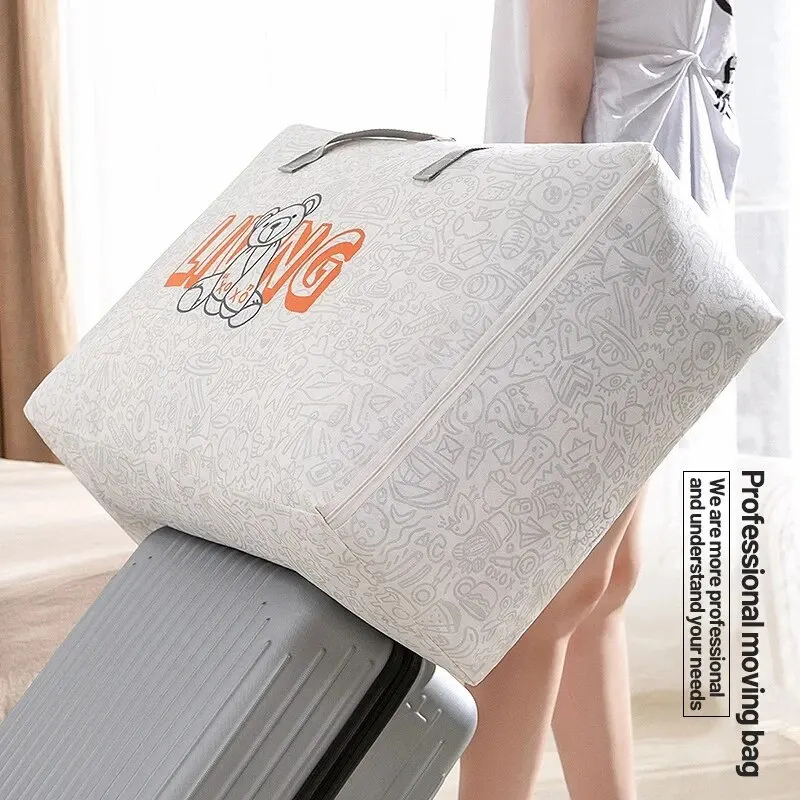 Fabric Storage Bag Non-woven for Clothes Quilt