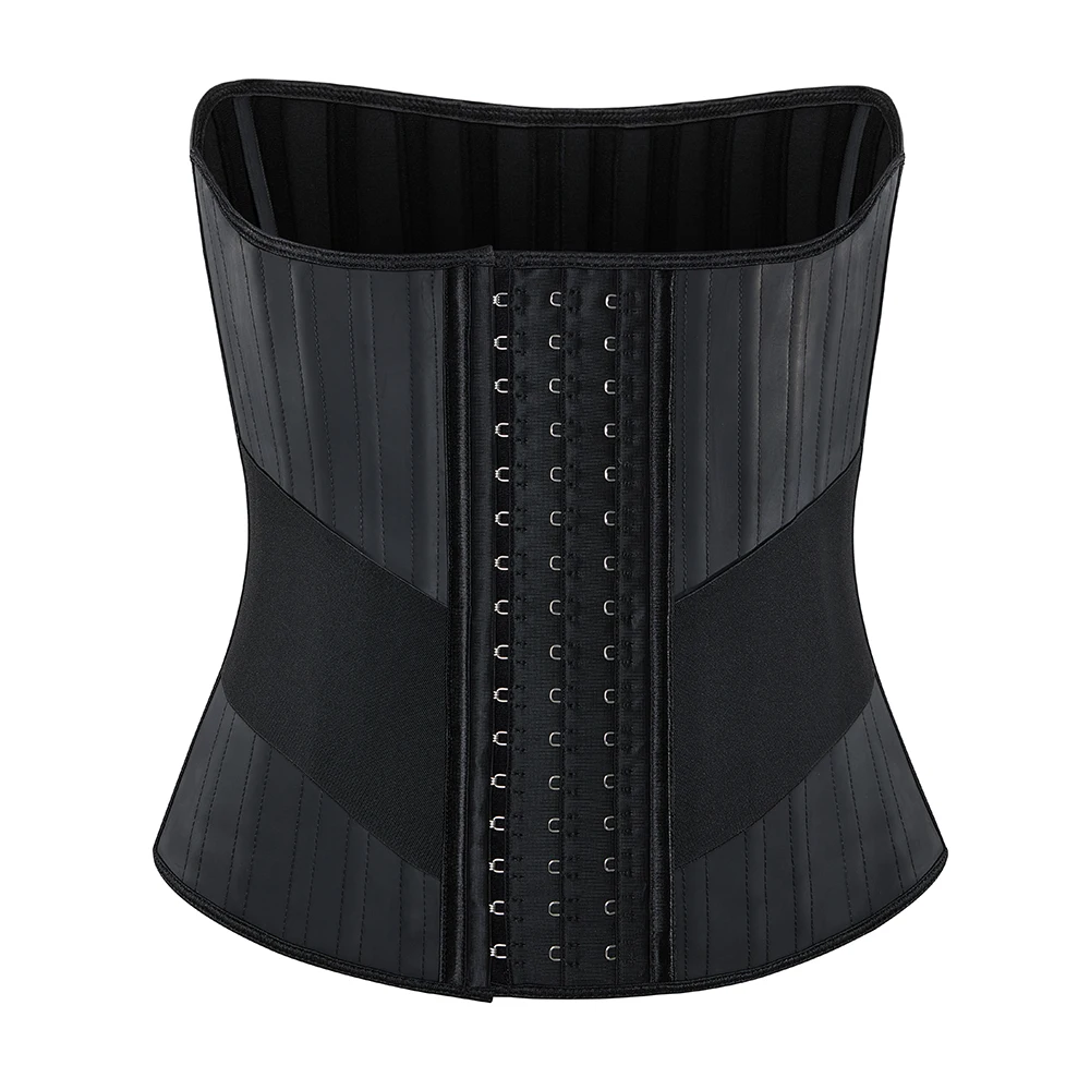 

30CM Height Fajas Colombia Sashes Slimming Latex Sheath 25 Steel Bone Corset Shaping Girdles For Women