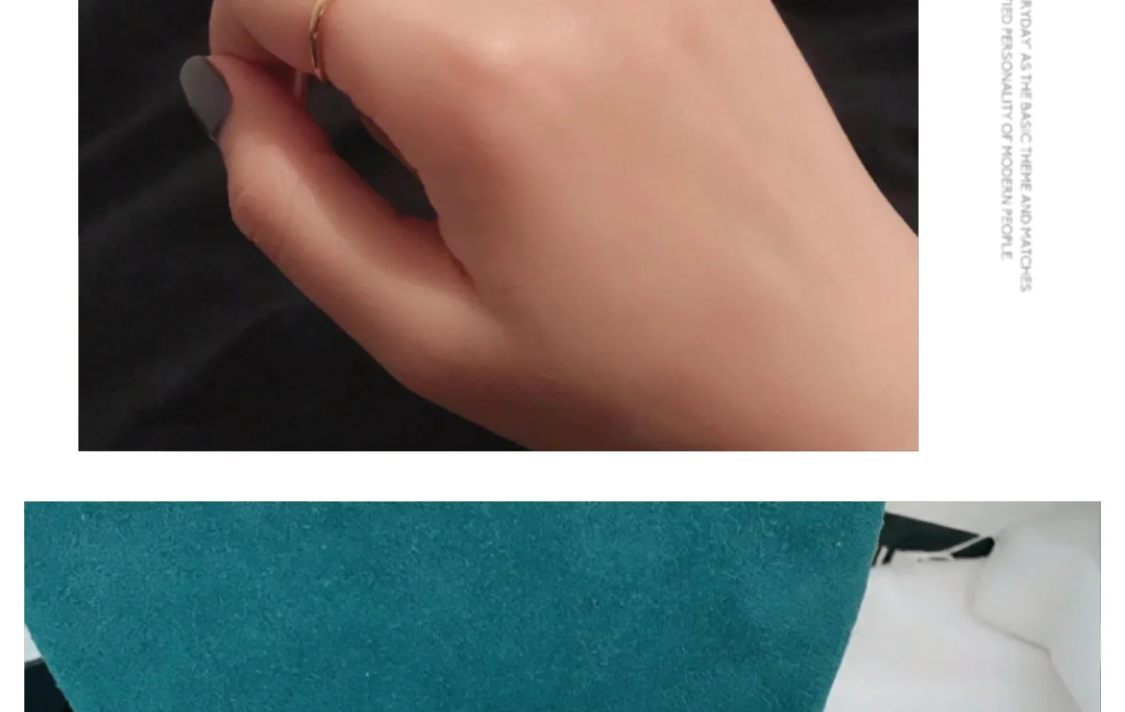18k gold diamond square ring for men and women AU750 diamond geometric square ring diamond square ring