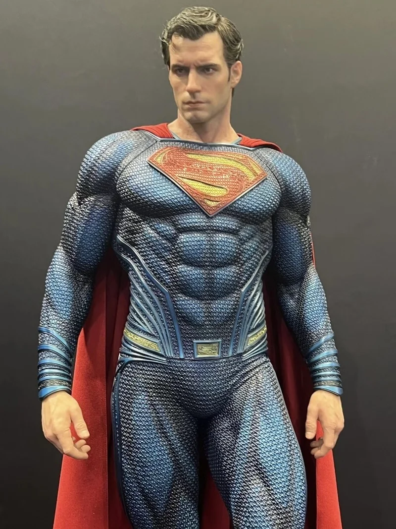 50cm Justice League Man Of Steel Superman Gk Statue Large Size Pvc
