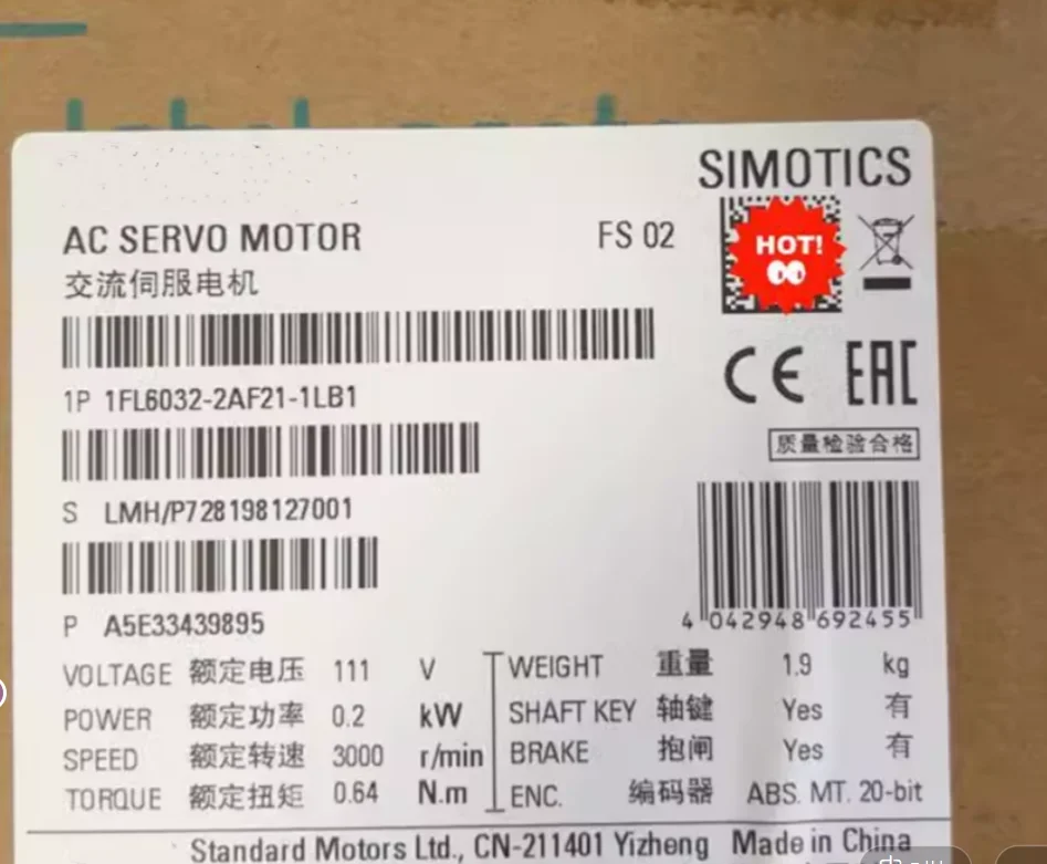 

1FL6032-2AF21-1LB1 Новый и оригинальный