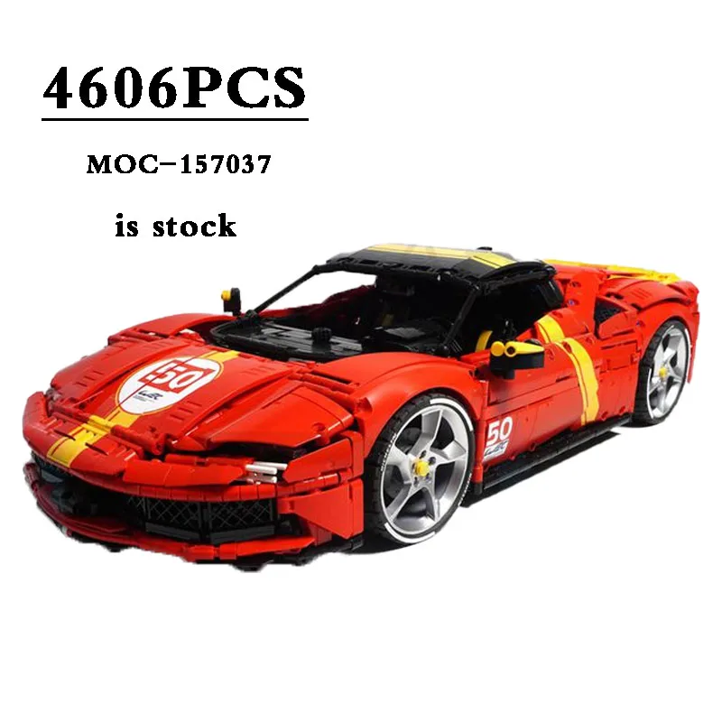 

New MOC-157037 F90 Roadster 4606 Pieces MOC-143397 Upgraded Version 2.0 42143 Model Building Block Toy Kids DIY Birthday Gifts