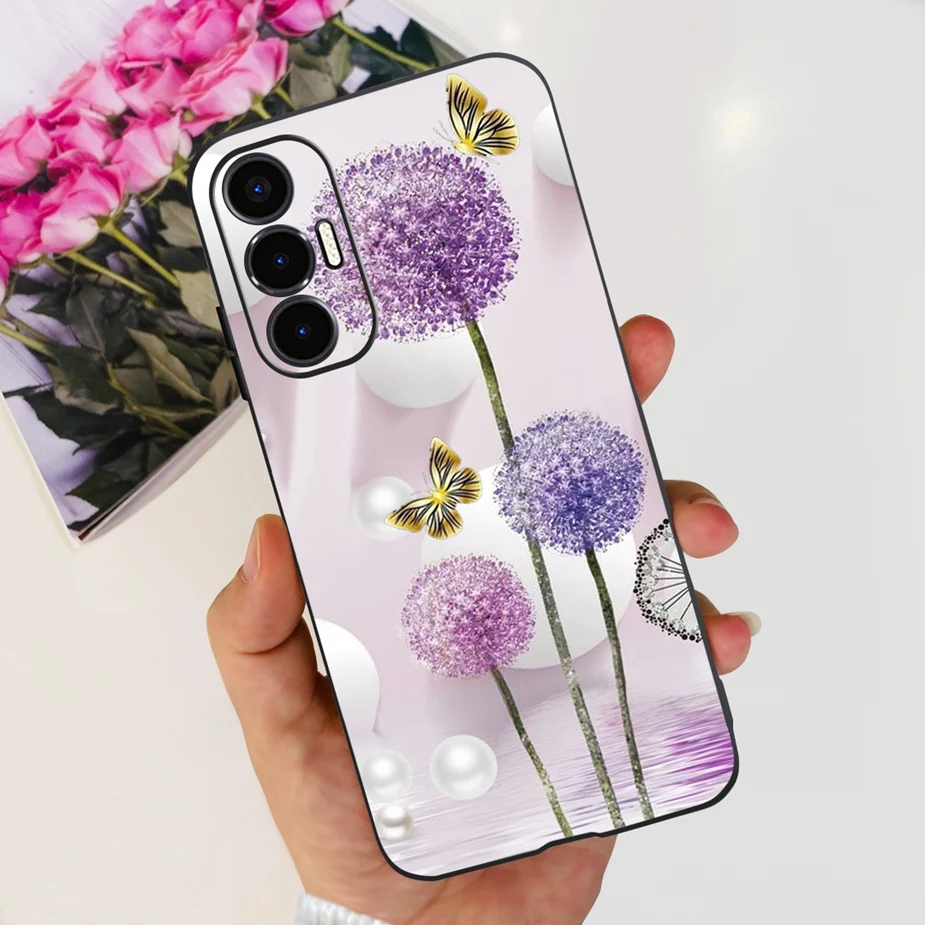 Cute Painted Soft Silicone Phone Case - TPU Bumper Back Cover