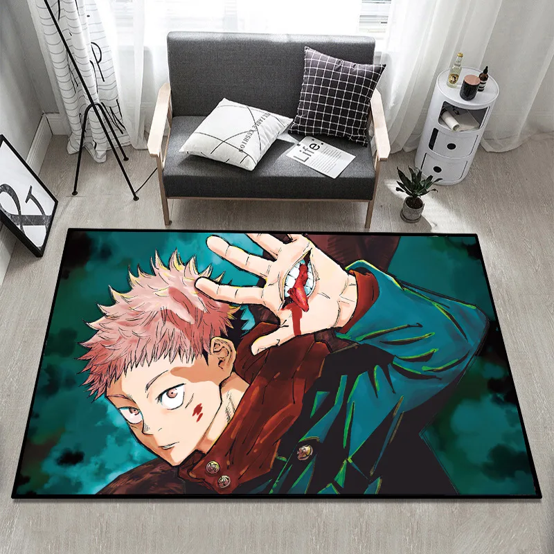 Japanese Anime Carpet for Living Room Cartoon Sofa Table Bedroom Bedside Area Rug Home Decoration Large Floor Mat Alfombra 3