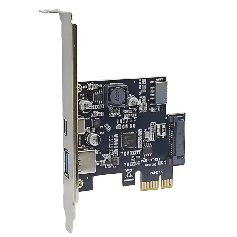 E28C USB 3.2 Gen1 5Gbps Data Transfer Rate Expansion Card 5Gbps for Desktop Computers