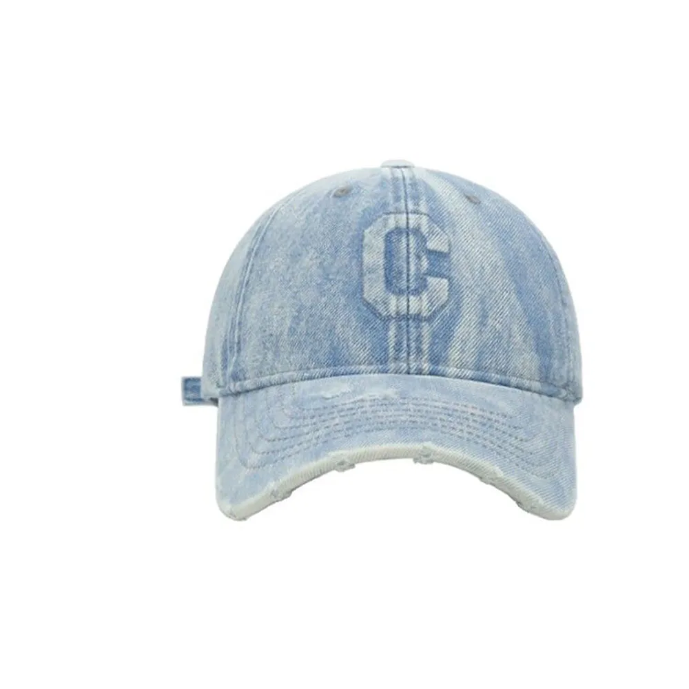 Classic letter C baseball cap classic print hiking fishing y2k fun hip-hop hat couple women's street wear sun hat