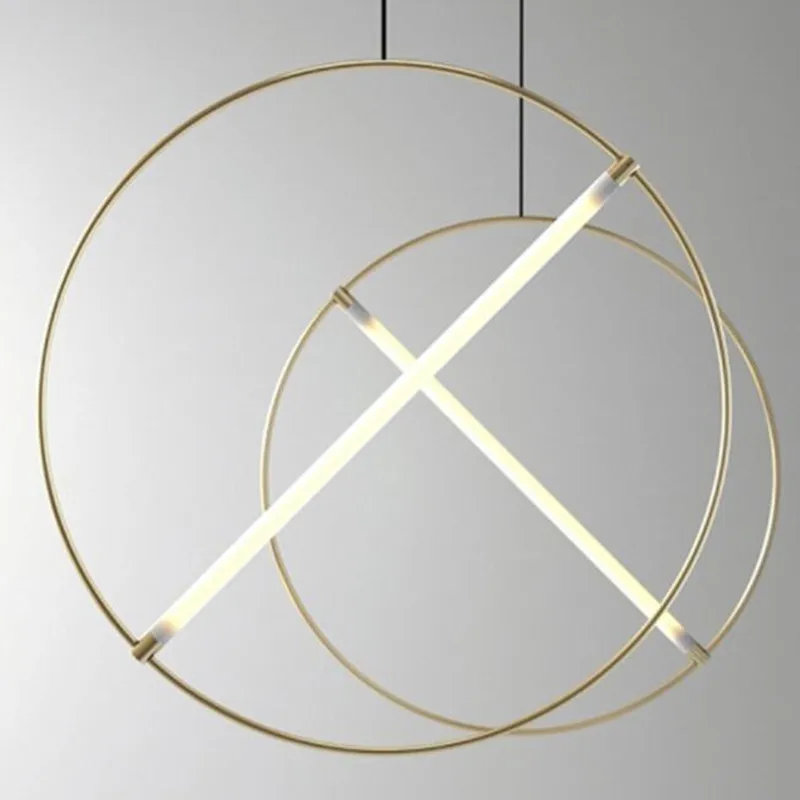 

Postmodern Minimalist Iron Acrylic Geometric LED Pendant Lamps For Bedroom Living Room Indoor Kitchen Home Decor Light Fixtures