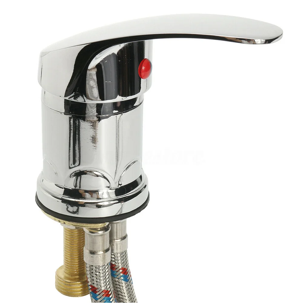 

Salon Spa Hair Washing Water Faucet Set Zinc Alloy Shampoo Bowl Parts Barber Shop Home Shower Durable Hot Cold Mixer Bathroom
