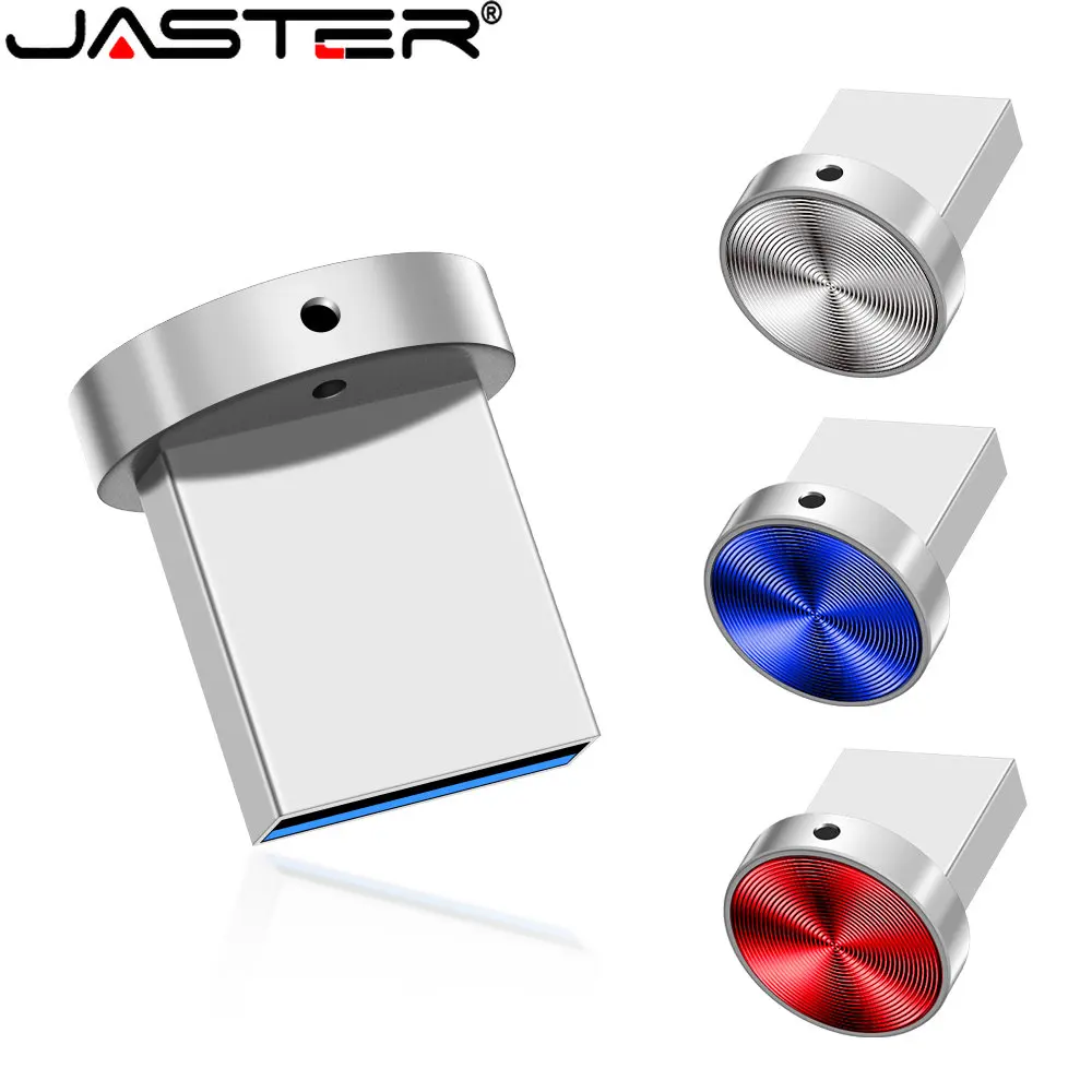 Chiavette Usb Blu In Metallo Jaster Chiavetta Usb Con Logo Personalizzato Gratuito 64Gb 32Gb 16Gb 8Gb Mini Chiavetta Usb Regalo Creativo Impermeabile