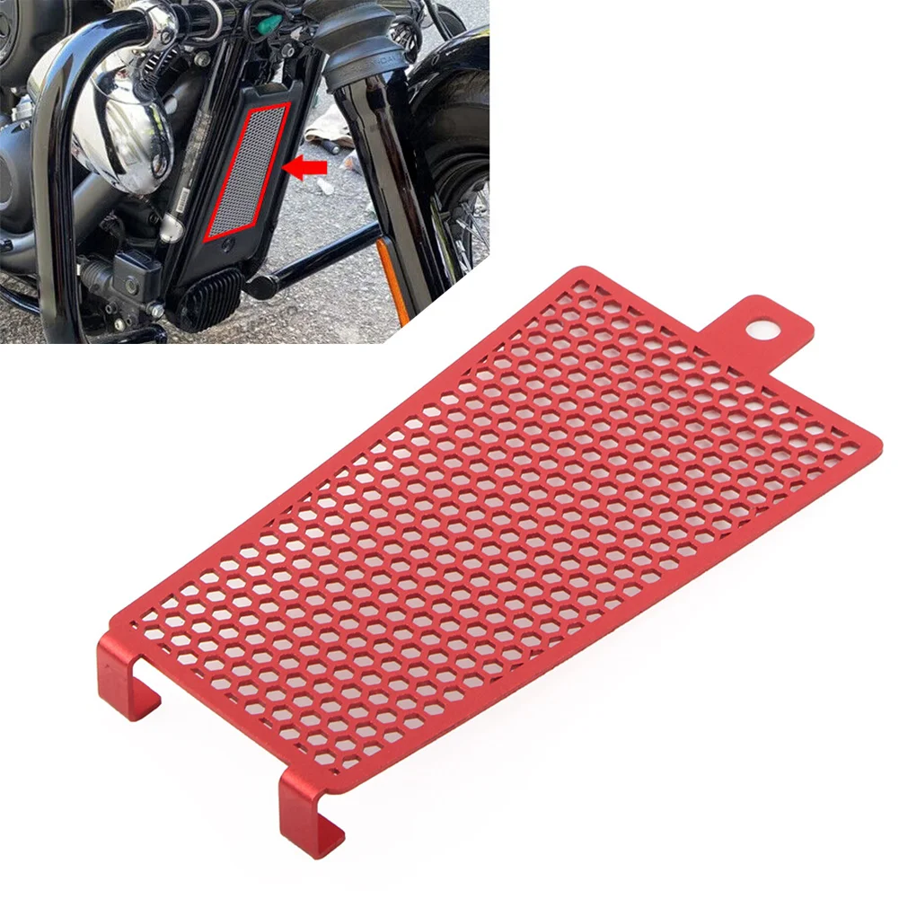 Griglia Radiatore Moto In Alluminio Per Softail Deluxe, Low Rider, Fat Boy, Breakout E Sport Glide (2018-2022)
