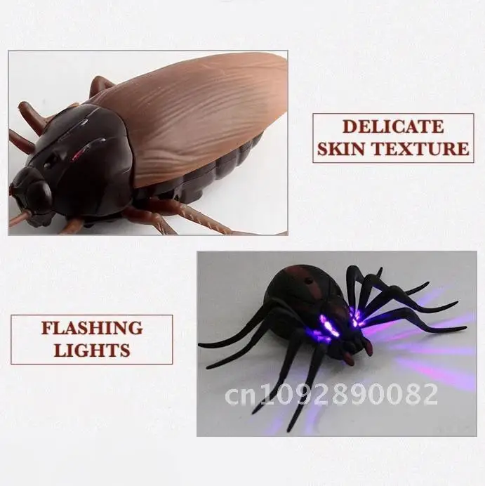 Infrared RC Remote Control Animal Insect Toy Kit Jokes Child Kids Ant Cat for for Spider Boys Adults Pet Cockroach Dog Prank