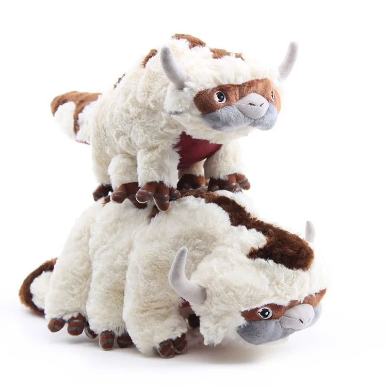 2pcs Avatar the Last Airbender Appa & Momo Plush Doll Stuffed Animal Toys Gift 