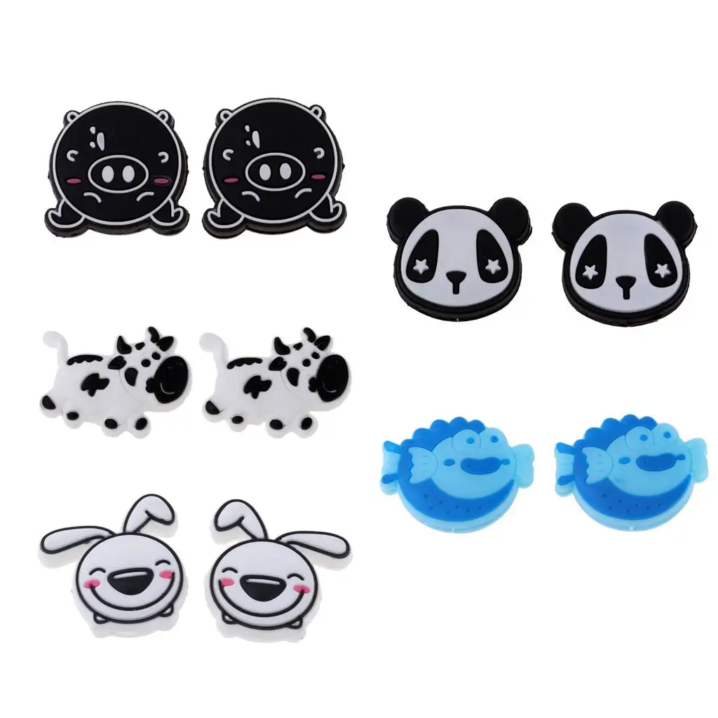 2 Pieces Tennis Racquet Shock Absorber Vibration Dampeners-Various Animal Shape