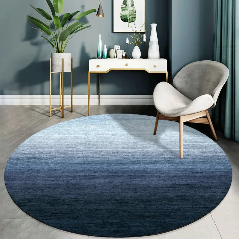Nordic Style Living Room Decoration Round Carpet Home Decor Large Area Carpets Non-slip Floor Mat Minimalist Rugs for Bedroom 3
