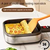 220V Non-stick Electric Skillet Egg Frying Pan with Detachable Handle for Breakfast Pancakes and Steaks 1