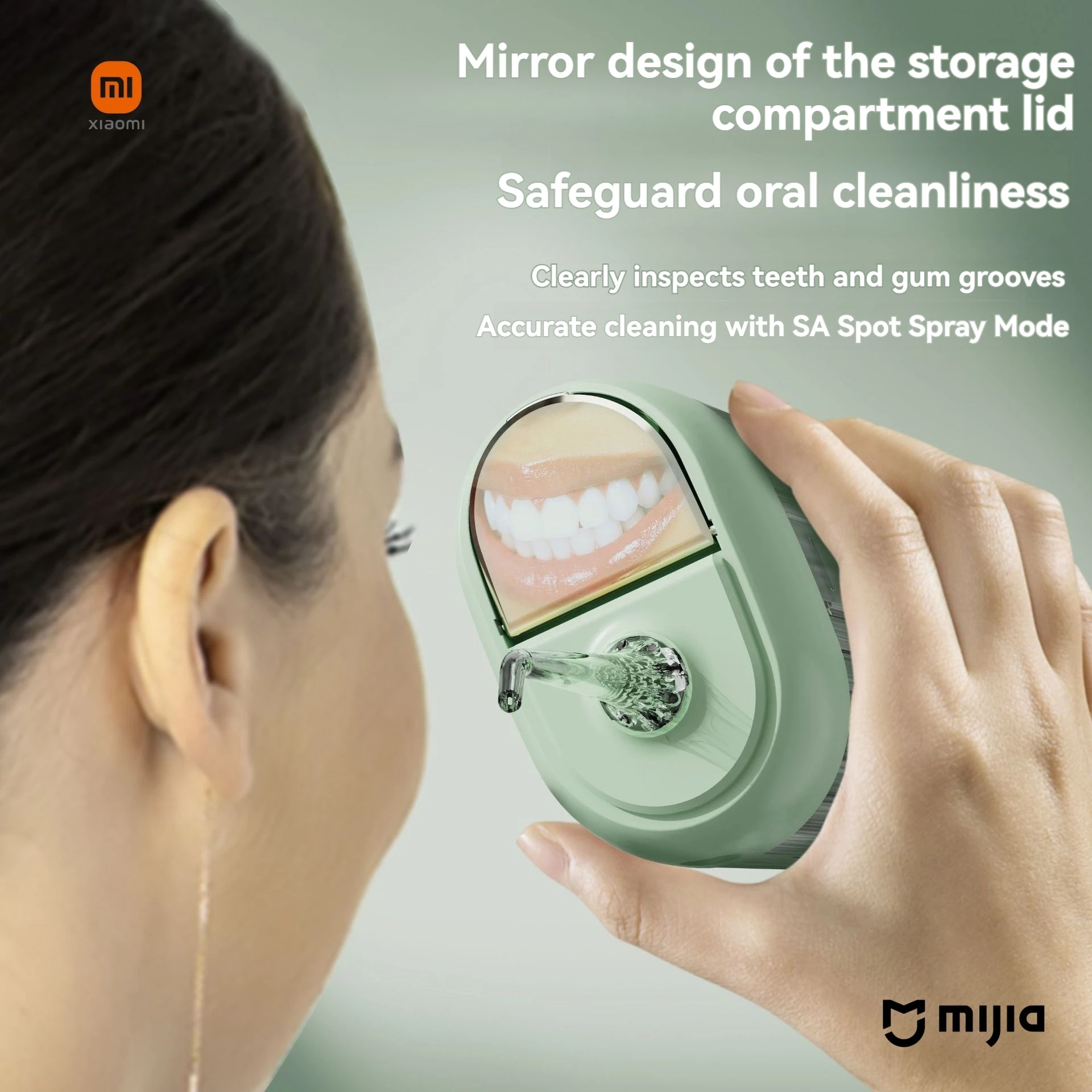 xiaomi mijia Portable Water thermos Floss Oral Irrigator 200ML Electric Tooth Cleaning Device 3 Modes Waterproof Irrigator oral irrigator dental cleaner water flosser