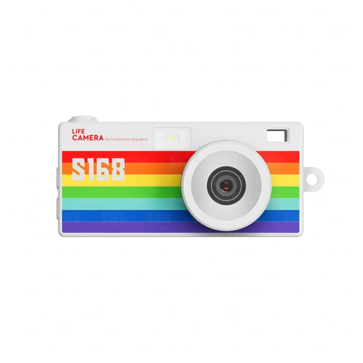 N05R 키체인 썸 카메라 1.47인치 미니 액션 카메라 레트로 2K 디지털 카메라 CCD 카메라 플래시 라이트 루프 녹화 기능 탑재