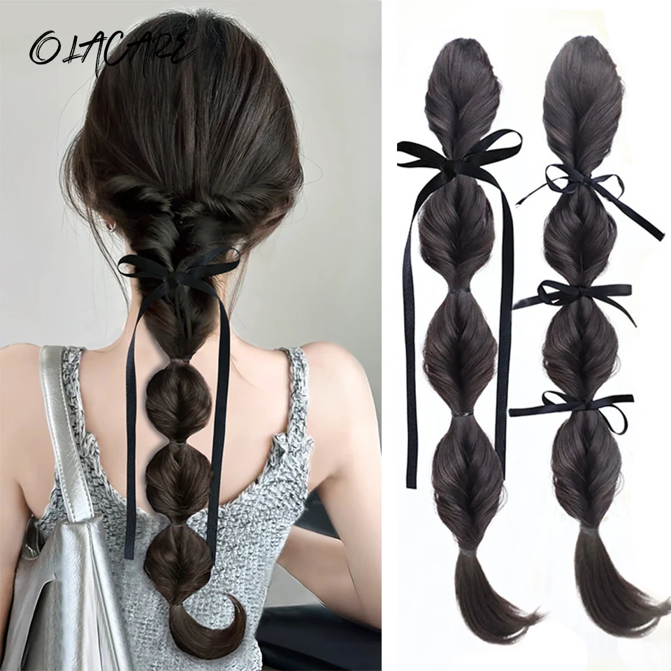 Synthetic Heat Resistant Ponytail Hair Extensions for Women