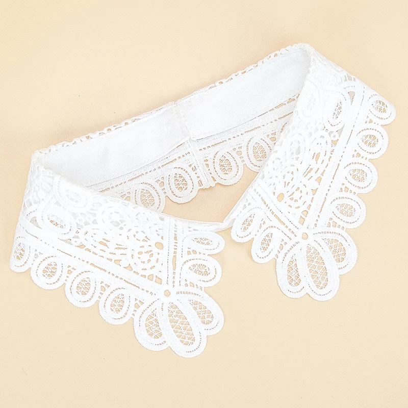 Women's Fashion Decoration Water-Soluble Embroidered Collar Shawl fake collar detachable collar shawl Personalized and Versatile Detachable Fake Collar
