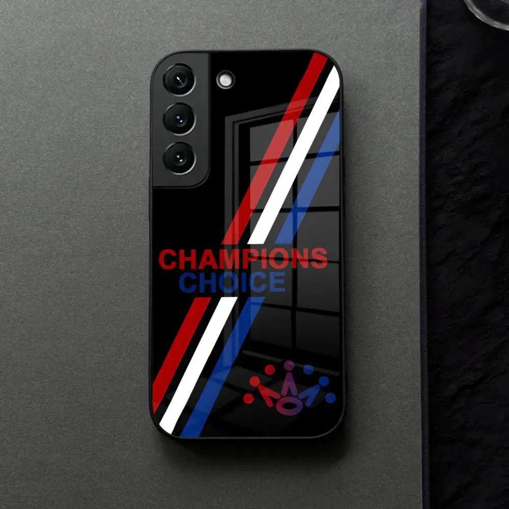 Black ScottyS Camerons Flag Glass Phone Case