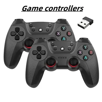 BOYHOM Wireless doubles game Controller For Linux/Android phone For Game Box Game stick PC Smart TV Box 2.4G gamepad Joystick 1