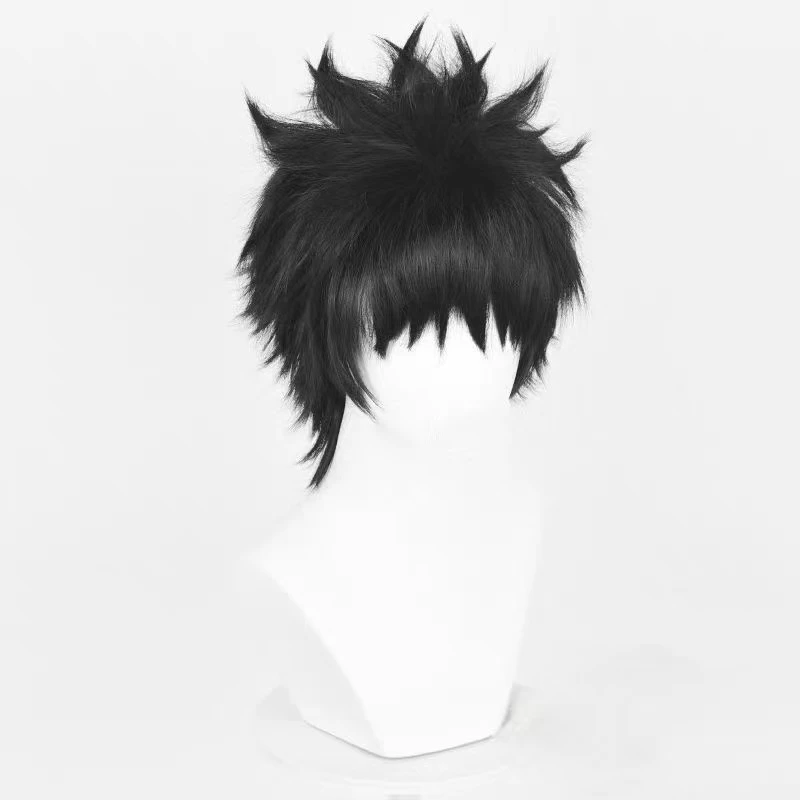 Men Short Black Cosplay Wig