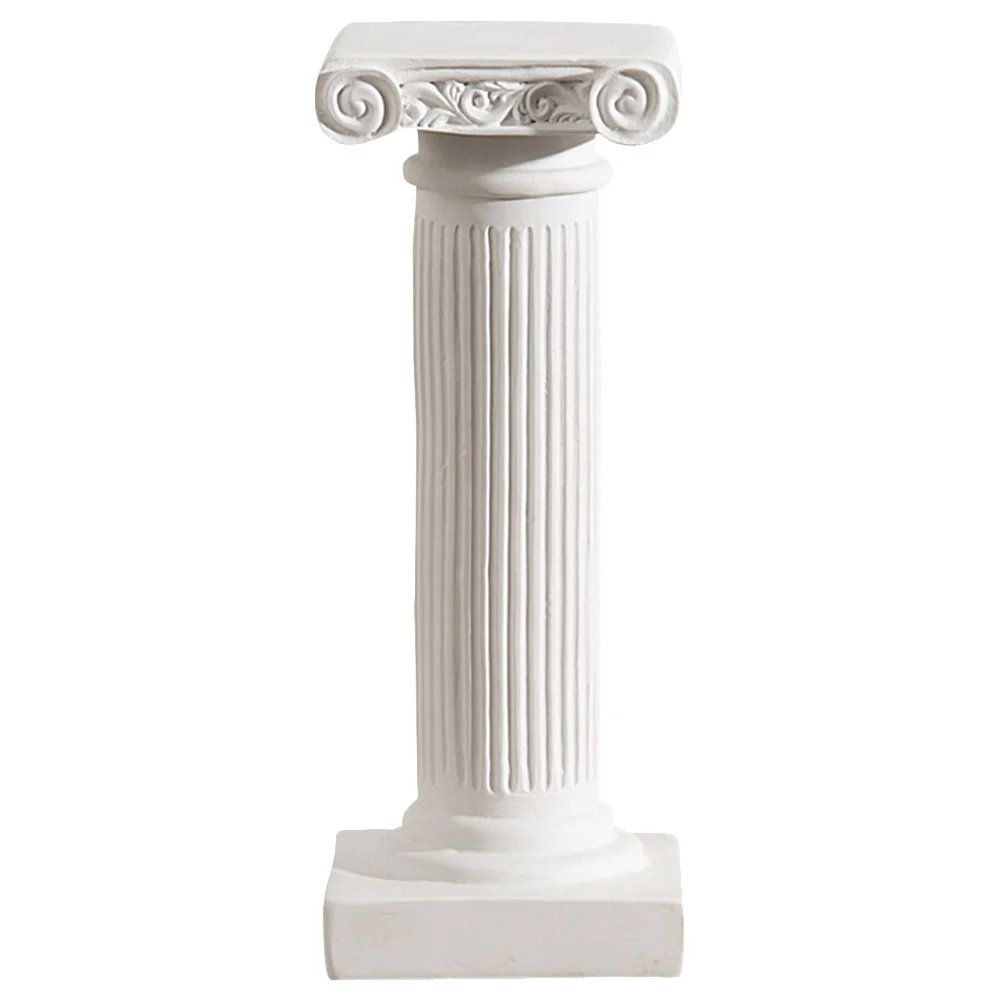 

Roman Pillar Candle Holder Greek Columns Roman Pillar Statue Mini Resin Classic Greek Statues Candlestick Candelabra