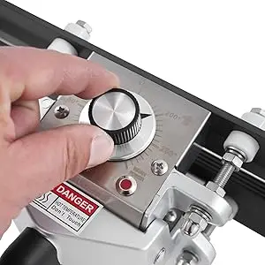 Handgehaltenes Heißsiegelgerät, 300 mm (12 Zoll), Verschließgerät mit 1,8 m langem Stromkabel, Folienversiegelung für dicke Beutel, Schwarz/Blau – Detail 2