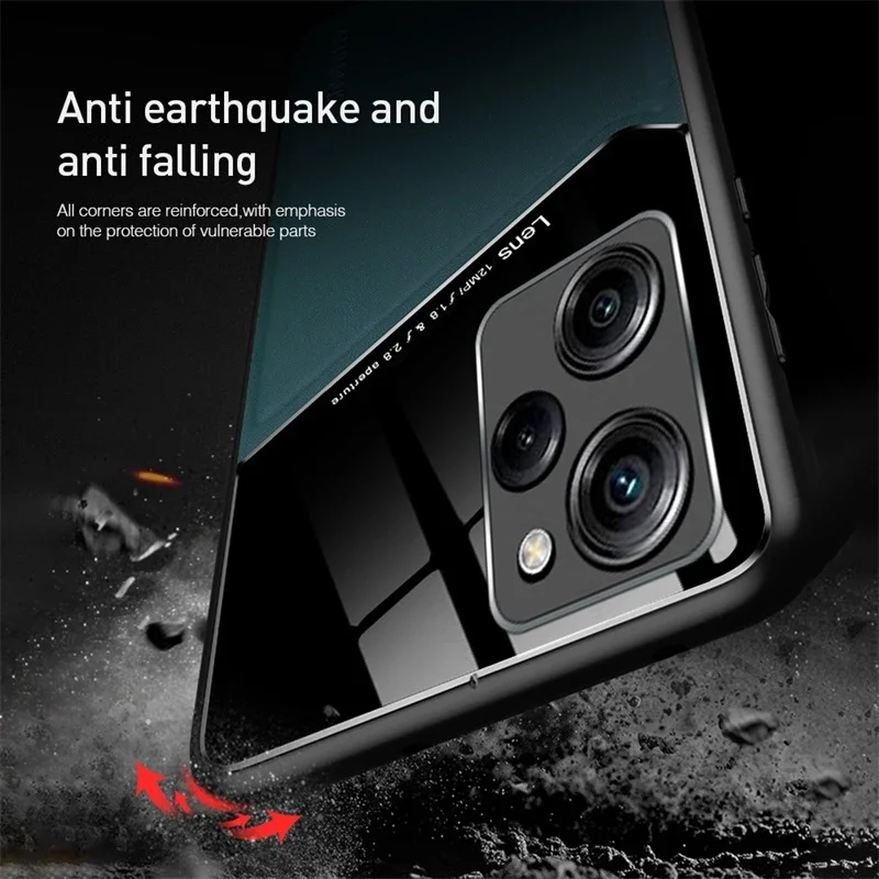 Leather Shockproof Back Cover with Car Magnetic Feature for Xiaomi Poco X5 Pro 5G