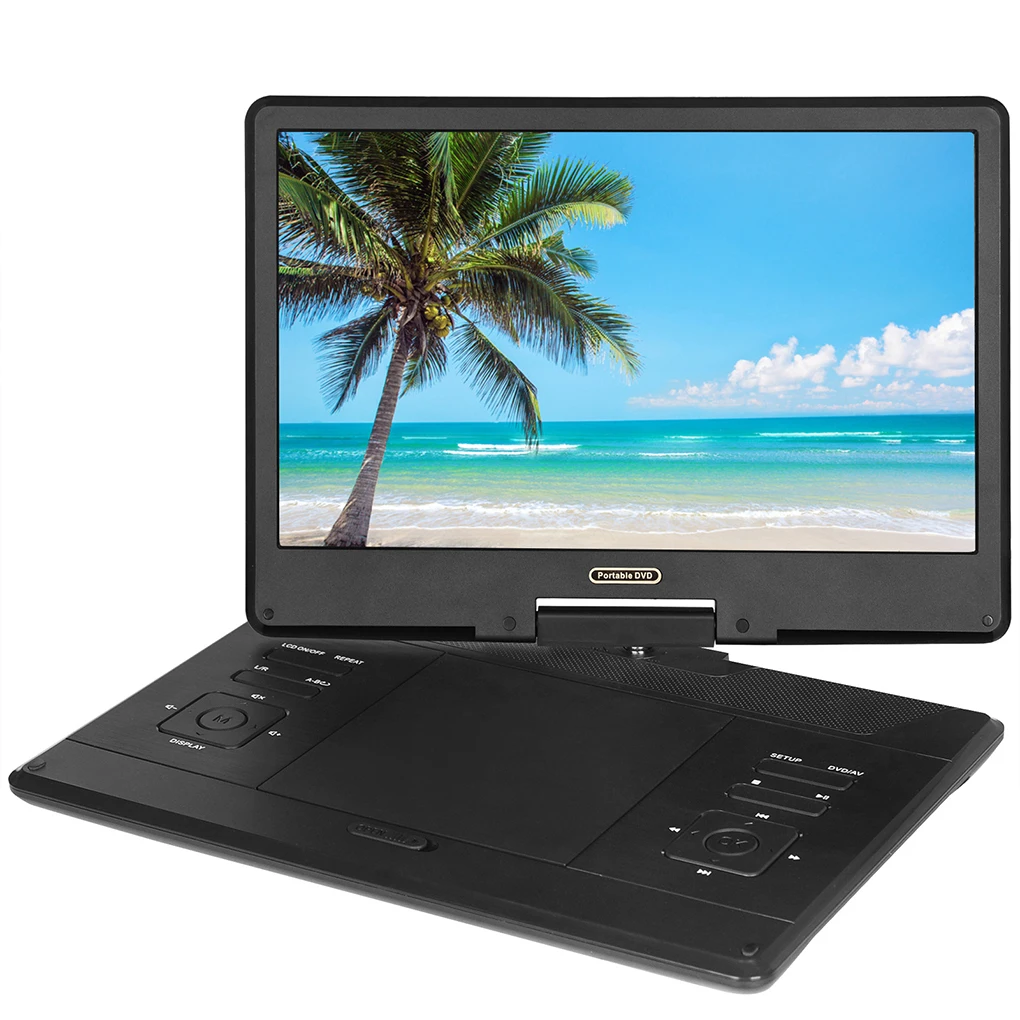 25 inch Portable DVD Player With High-definition Mobile DVD For Outdoor Home Player With 3000MA Battery