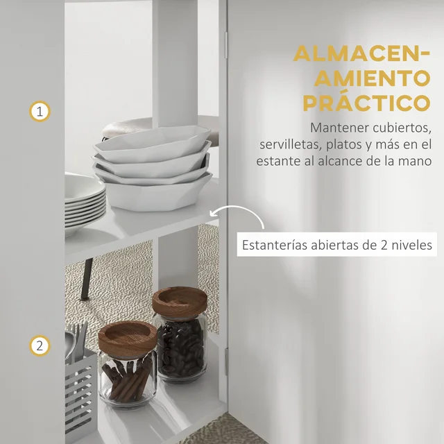 HOMCOM tavolo da pranzo pieghevole con ruote carico 80 kg 120x60x77 cm bianco 5