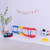 Portable Children's Tent Crawling Tunnel Play House Rainbow Tent Kids Little House Tipi Tent Indoor Toy Tube Baby Crawling Games 5